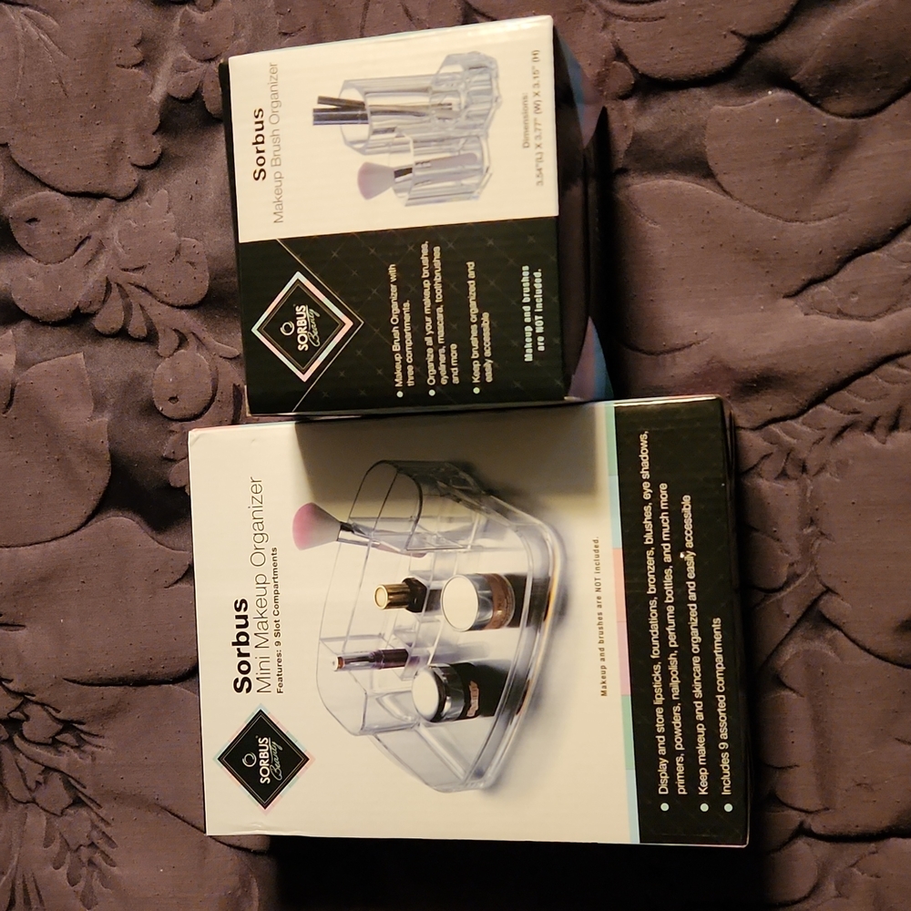 Nib cosmetic organizer bundle